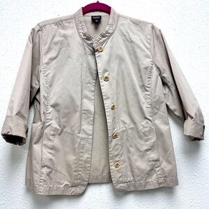Eileen fisher jacket size small 100% cotton
